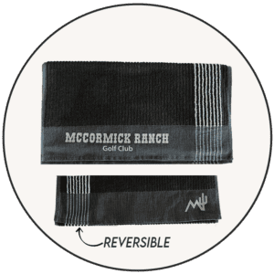 Black Caddie Towel