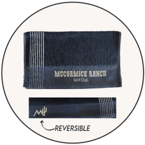 Navy Blue Caddie Towel