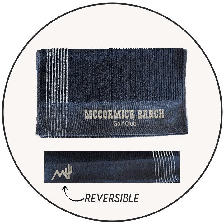 Navy Blue Reversible Towel