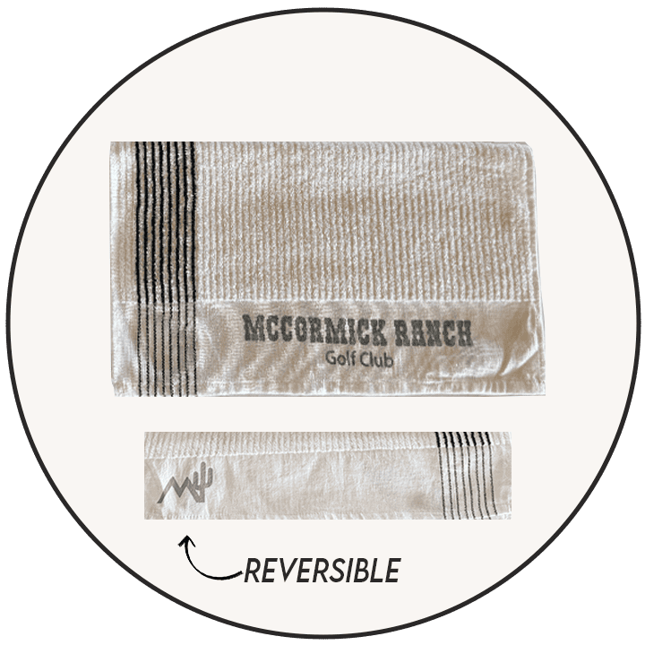 White Reversible Towel